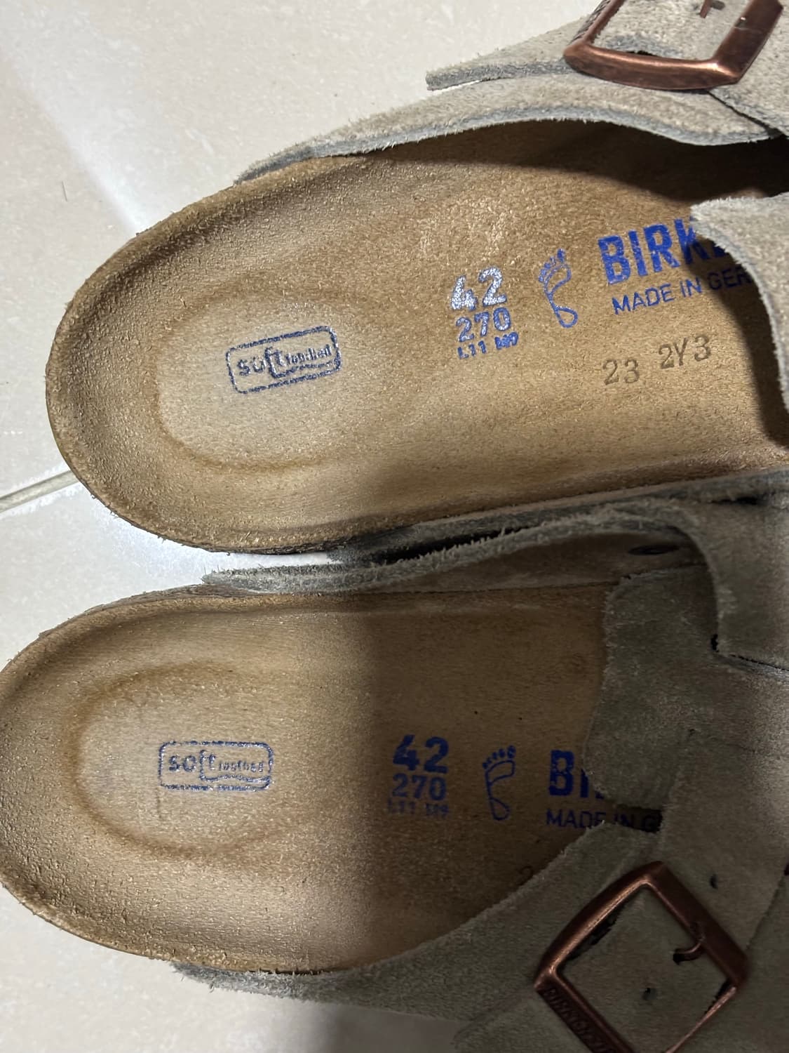 (42) 버켄스탁 보스턴 소프트 풋베드 토프 타우페 상품이미지2