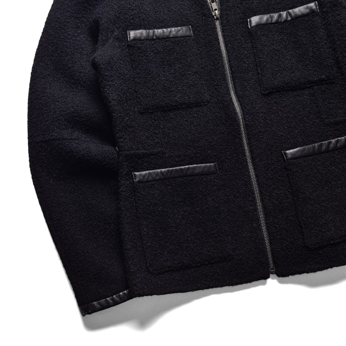 [S] 띠어리 부클 집업자켓 상품이미지3