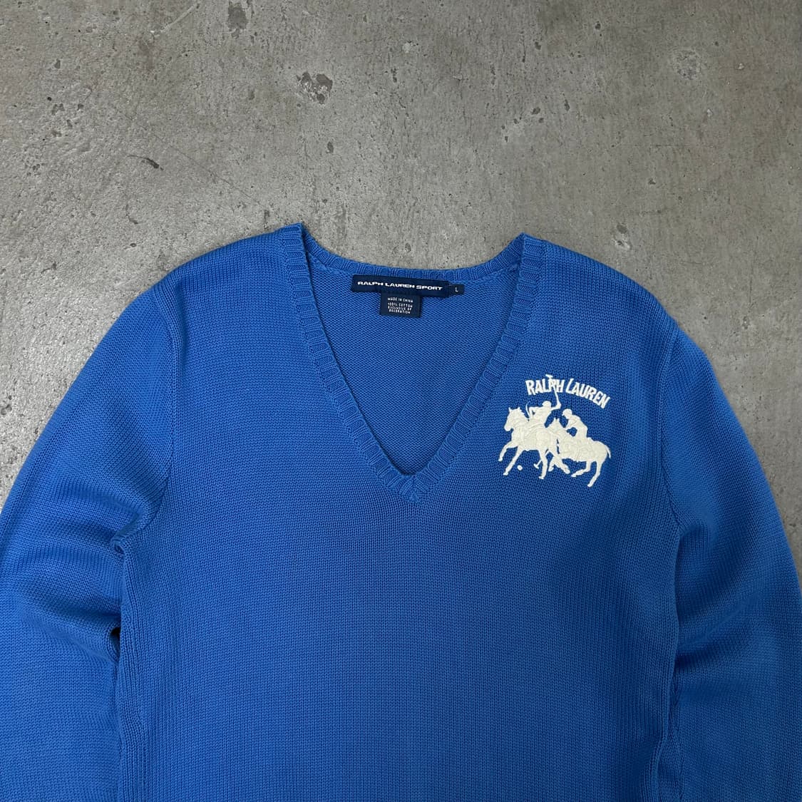 폴로 브이넥 니트[1438] 상품이미지2