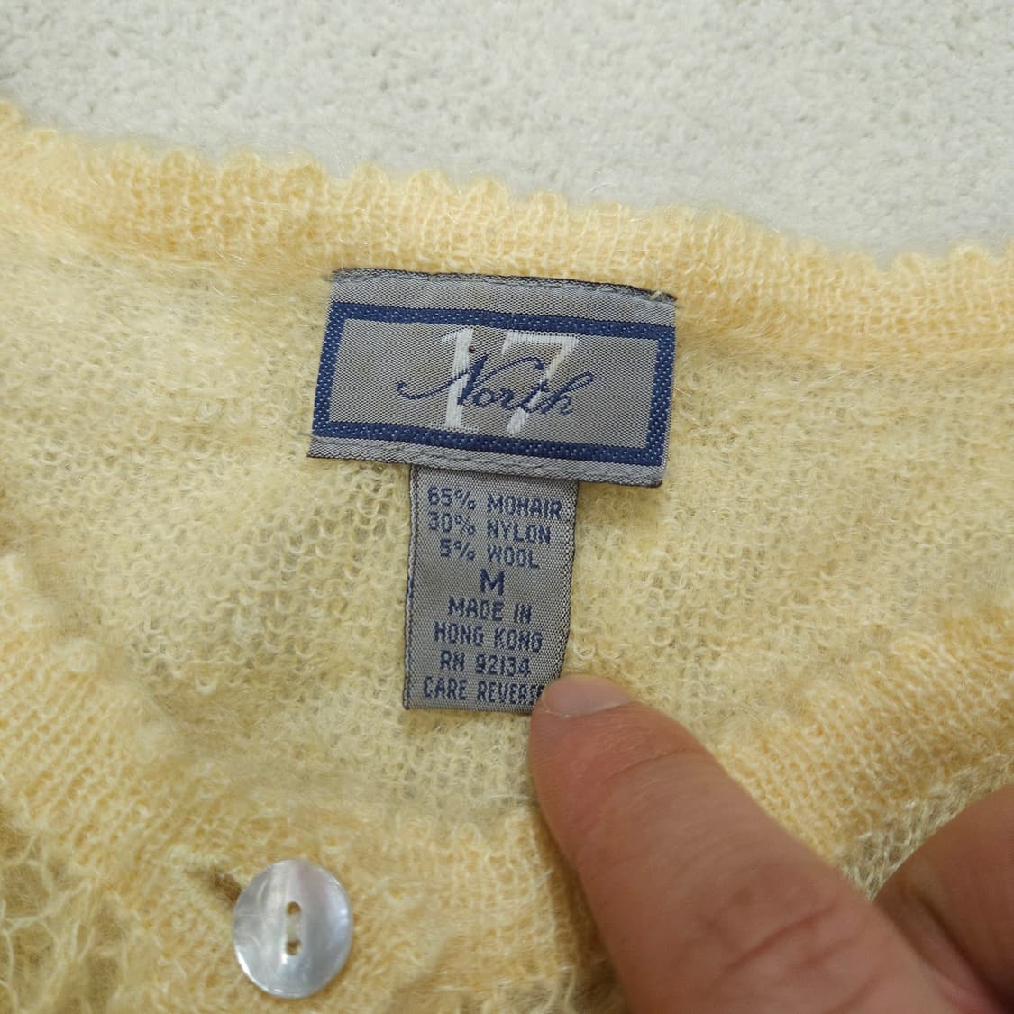 빈티지 모헤어 가디건 m 상품이미지6