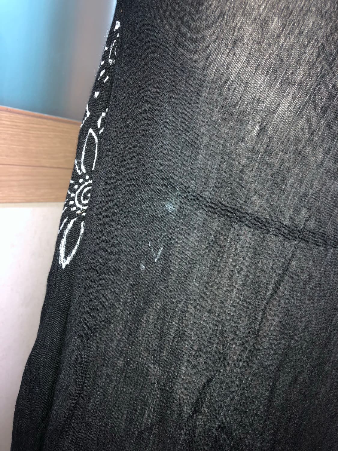 빈티지 구제 히피 타이다이 패턴 언발 나시 롱 원피스 상품이미지7