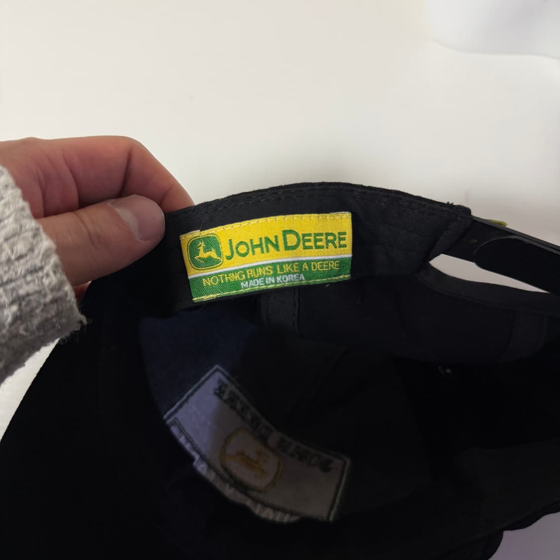 존디어 자수 로고 볼캡 상품이미지5