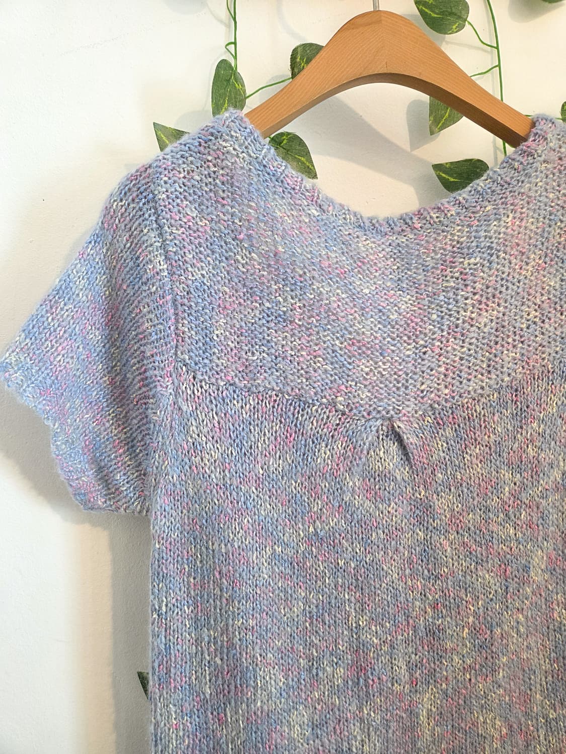 솜사탕 반팔 니트 원피스 상품이미지5