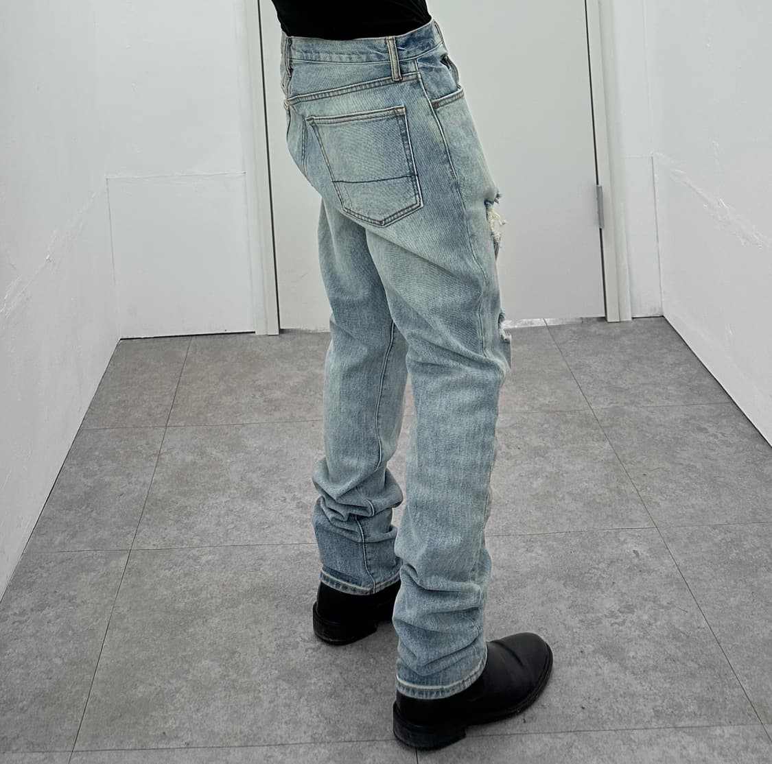 Gap Distressed Patchwork Denim Jeans 상품이미지5