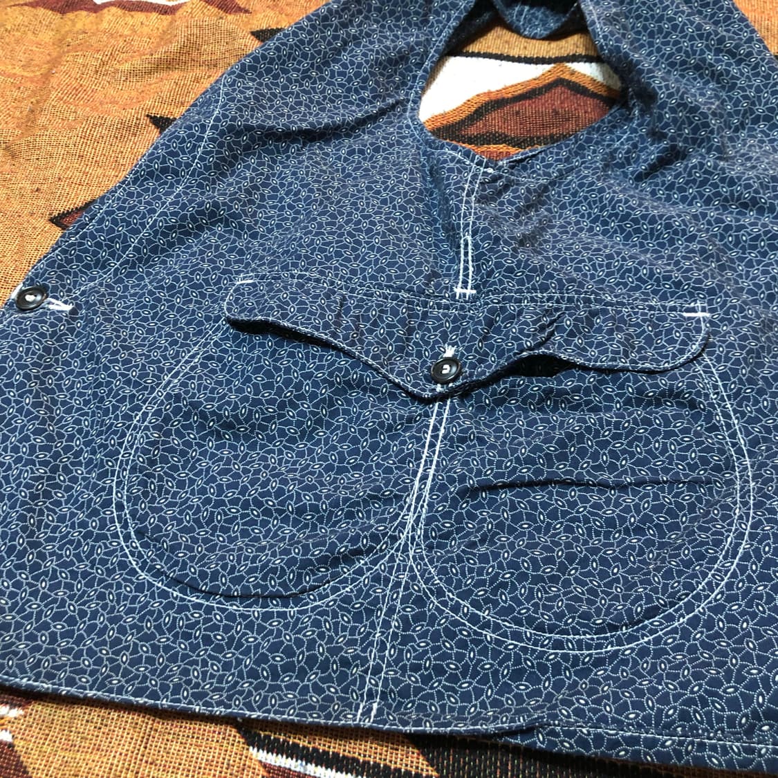 Post Overalls indigo eyes vest 상품이미지6