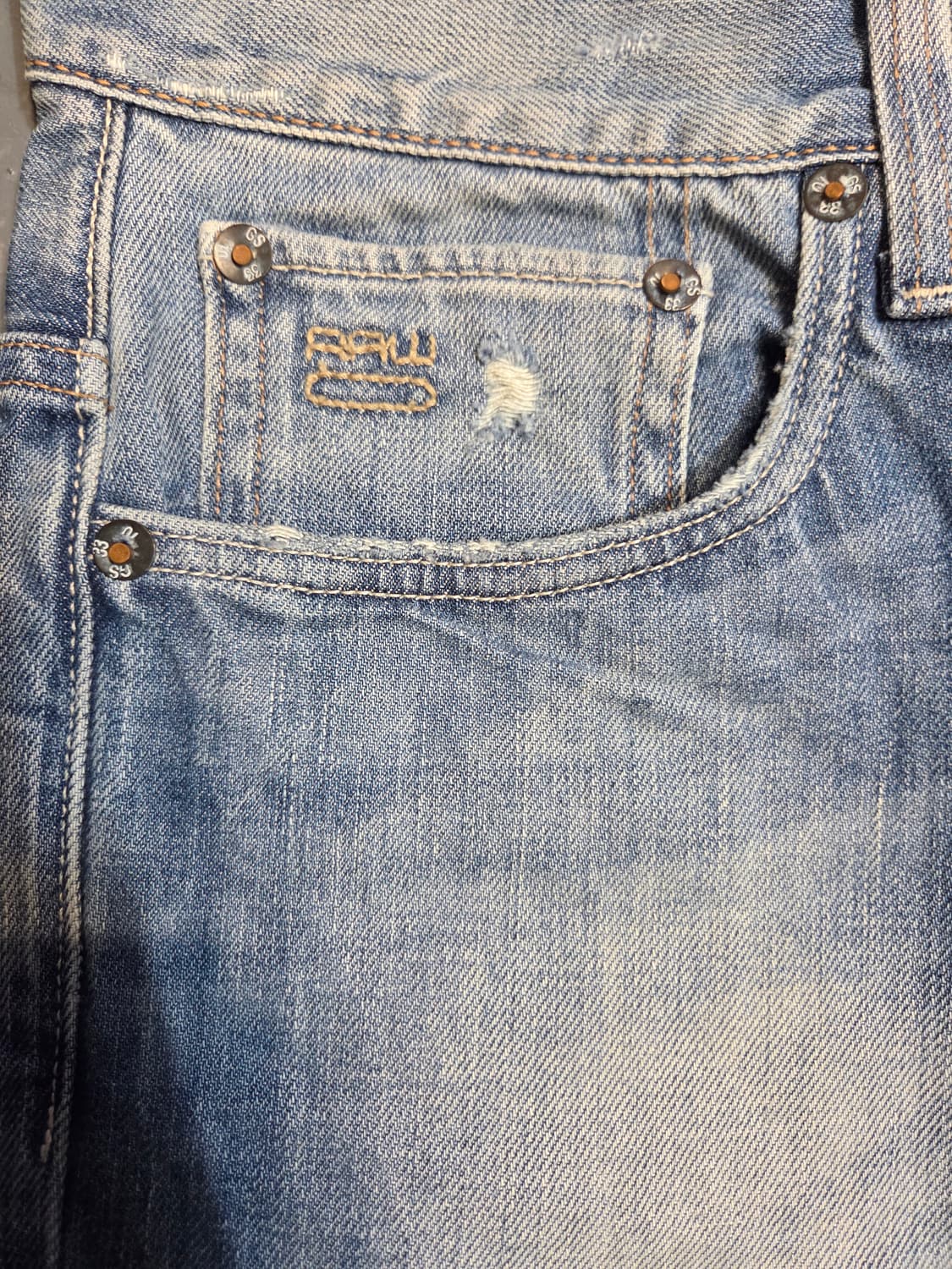 G-STAR RAW 3301 스트레이트 핏 청바지(W29/L32) 상품이미지3