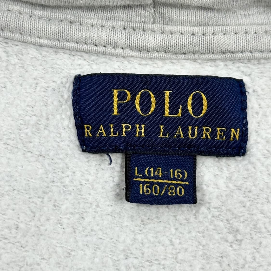 폴로 랄프로렌 포니 걸즈 그레이 후드집업 (실측 S 여성추천) 상품이미지5