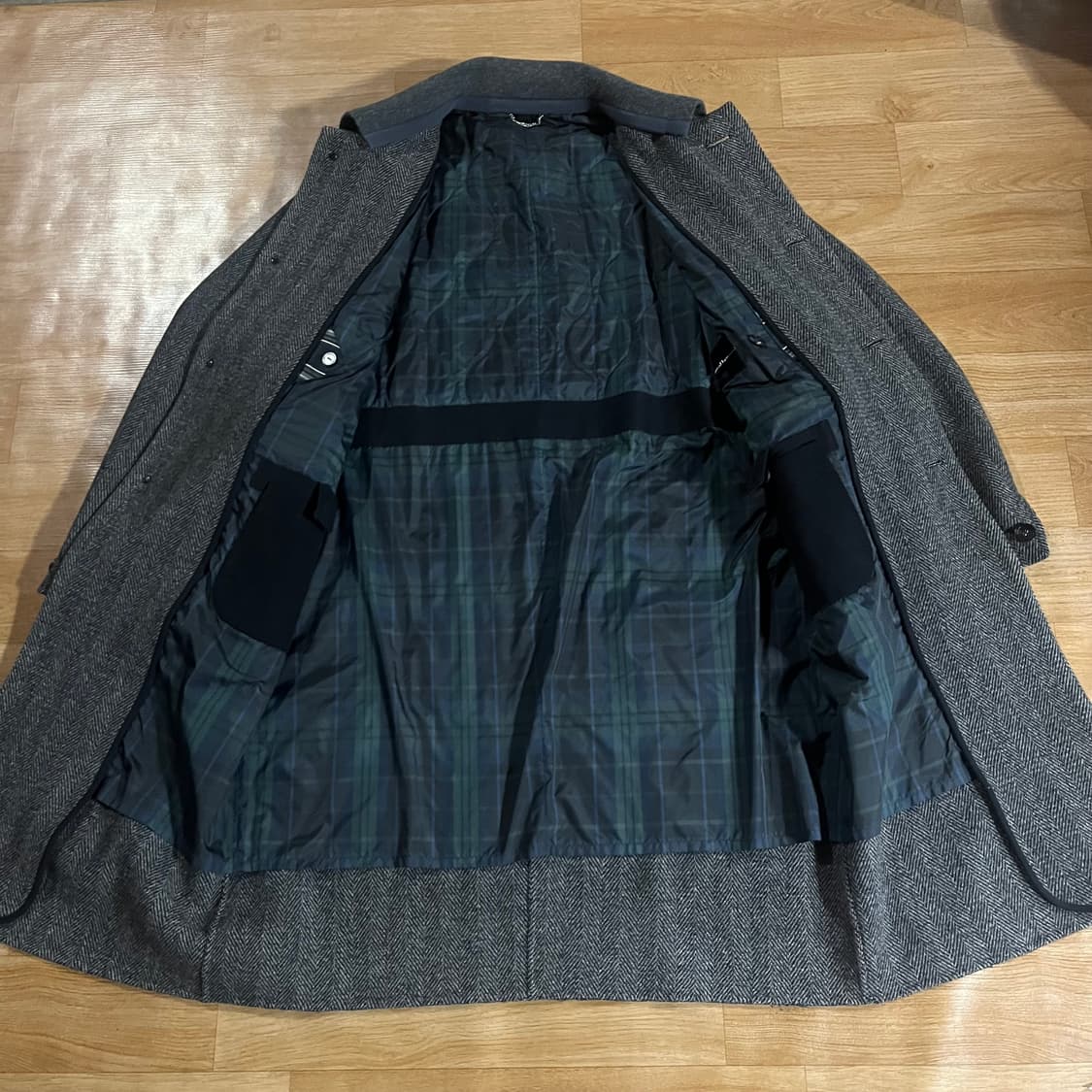 [115] 커스텀멜로우 캐시미어 헤링본 오버코트 상품이미지9