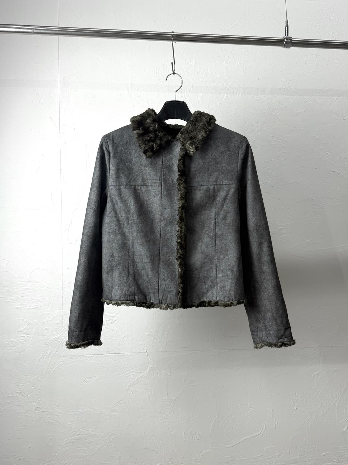 Stencil 퍼 트리밍 자켓 상품이미지1