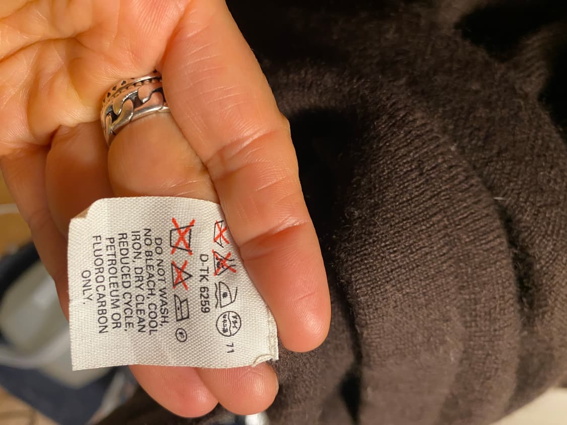 DKNY 캐시미어 터틀넥 니트 S 상품이미지8