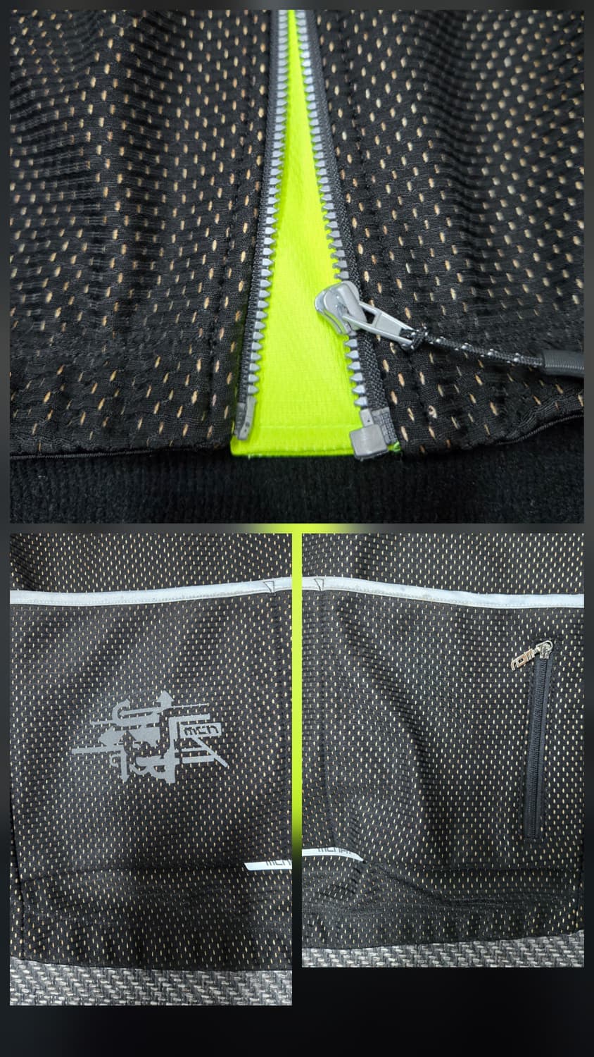 엠씨엔 MCN 방풍 기모 자전거 자켓 형광 그린 상품이미지5