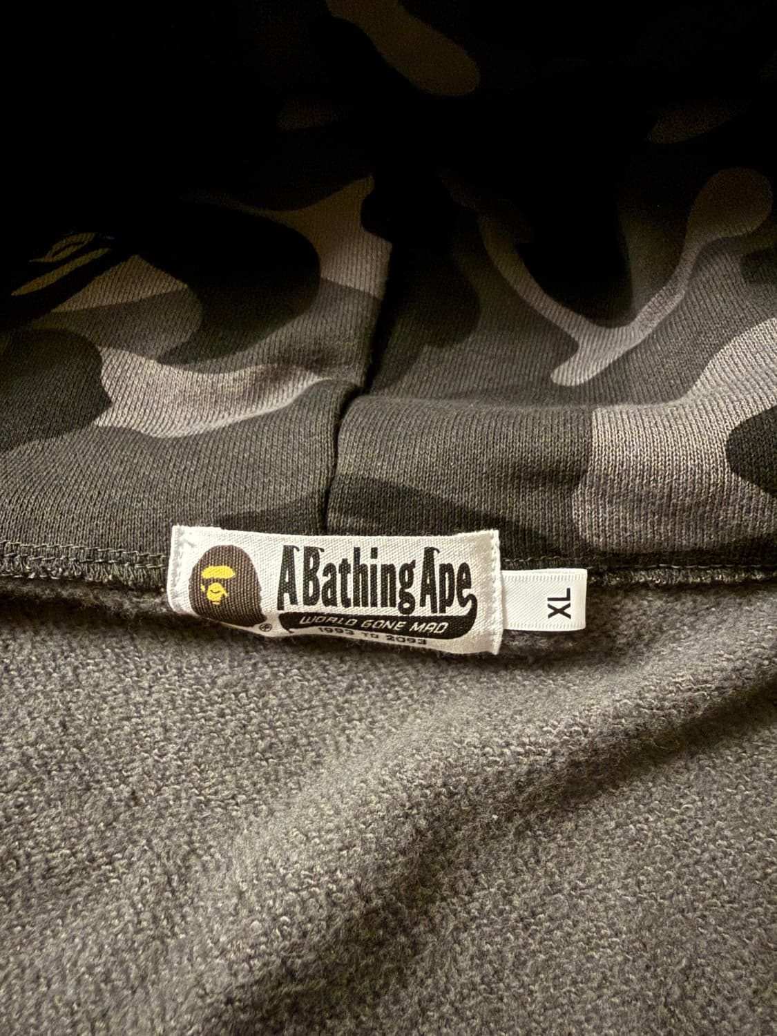 베이프 카모 후드집업 상품이미지2