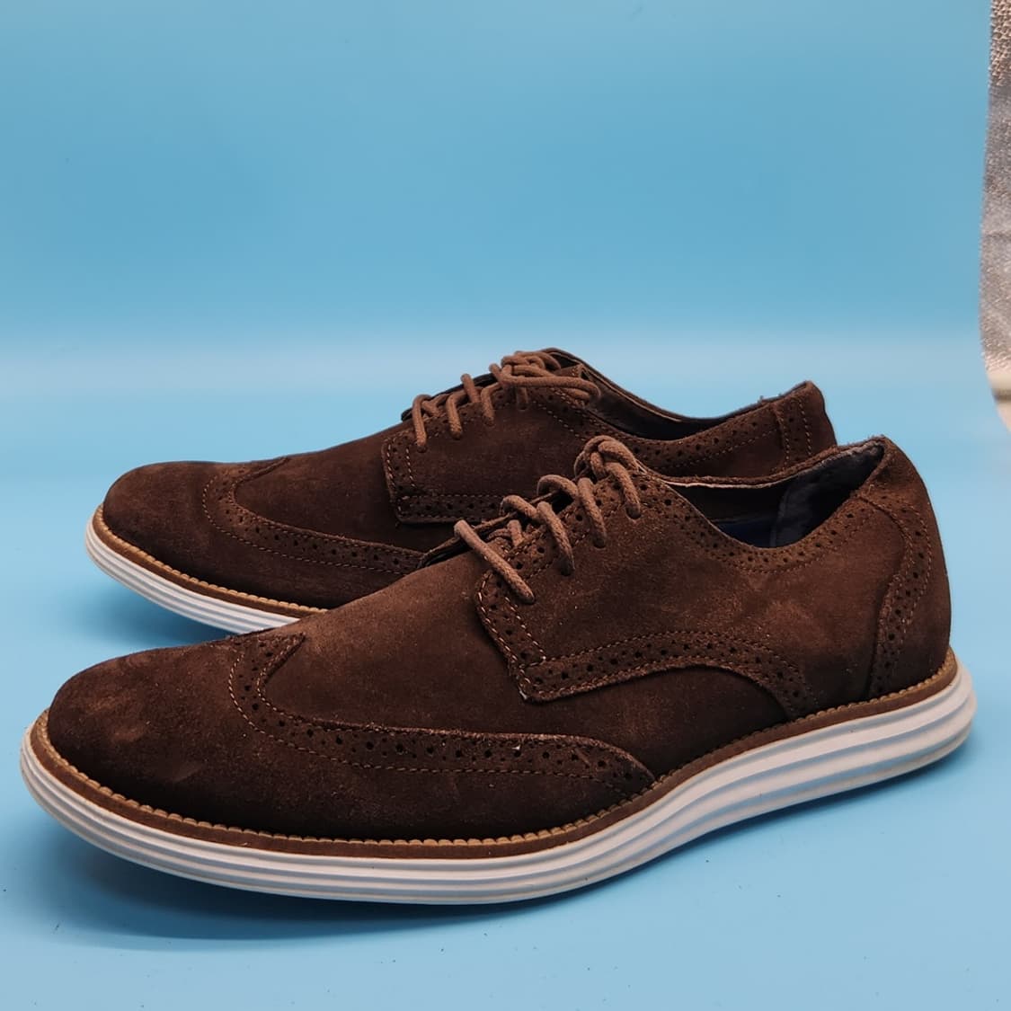 oo 스케쳐스 스웨이드 윙팁슈즈275 상품이미지1