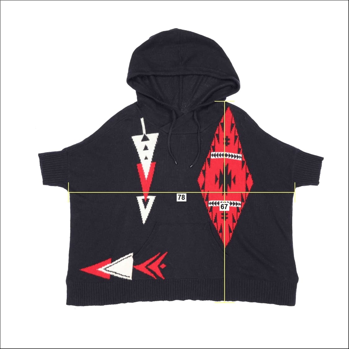 [M] 폴로 랄프로렌 빈티지 울 폰초 후드 니트 N7105 상품이미지6