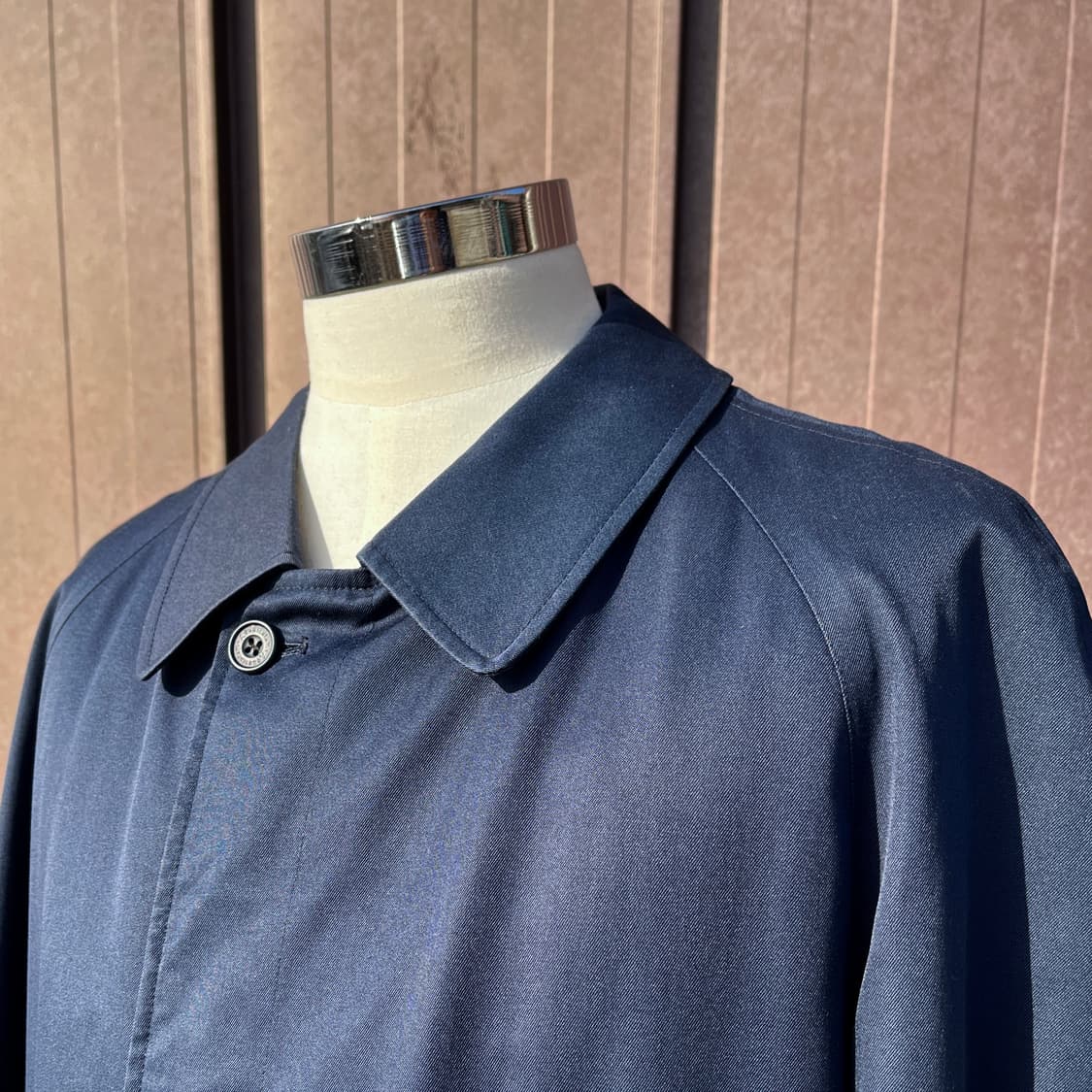 아쿠아스큐텀 잉글랜드 메이드 네이비 발마칸 코트 (울 라이너 포함) 상품이미지4