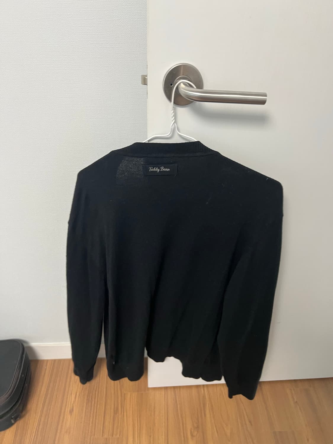 테디베어 검정 가디건 상품이미지2