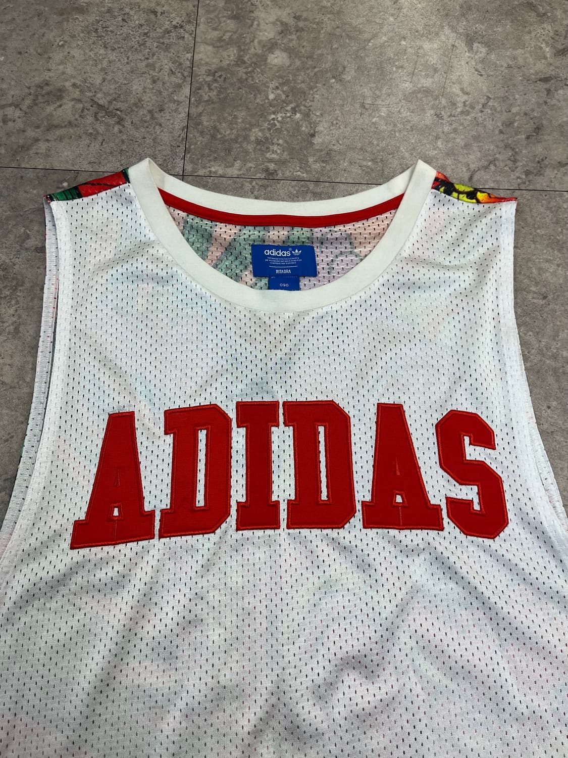 아디다스 리타오라 드래곤 농구 져지 화이트 90 #csz3844 상품이미지5