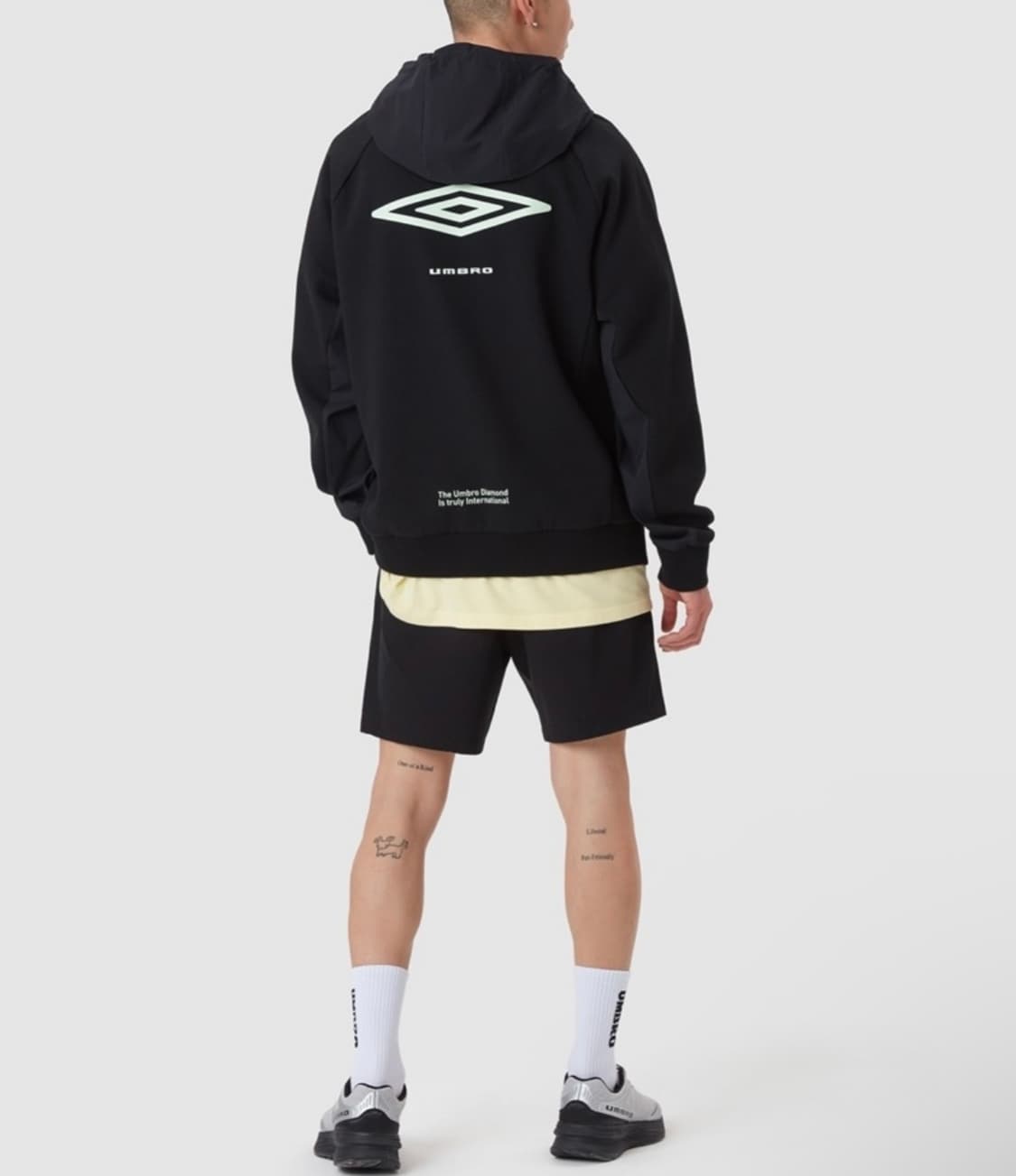 (새상품) 엄브로 하이브리드 레이어드 후드 블랙, 그레이 (2종) 상품이미지8