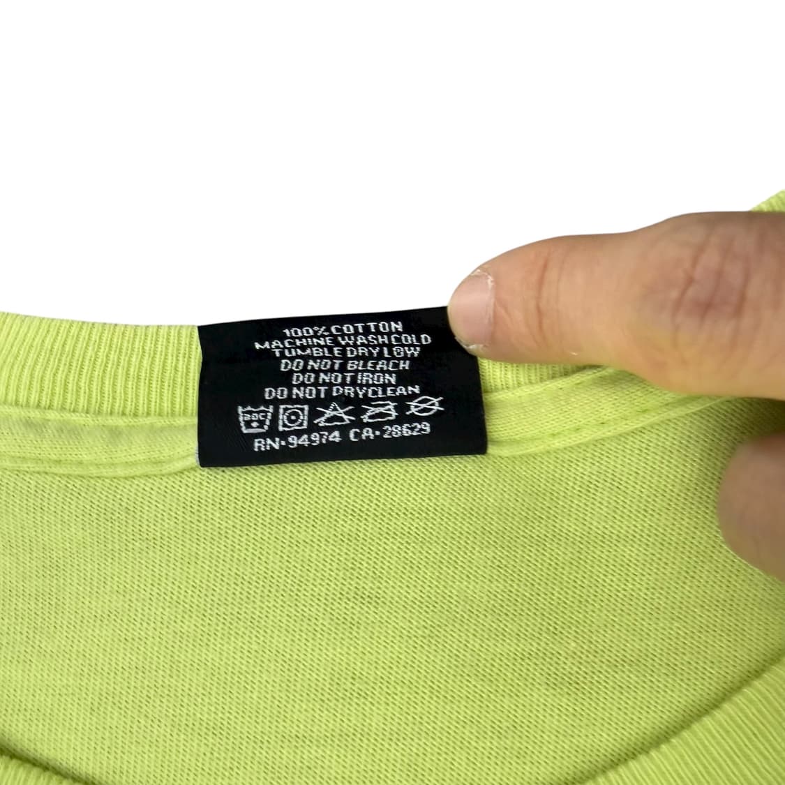 스투시 원 월드 롱슬리브 라임 상품이미지6