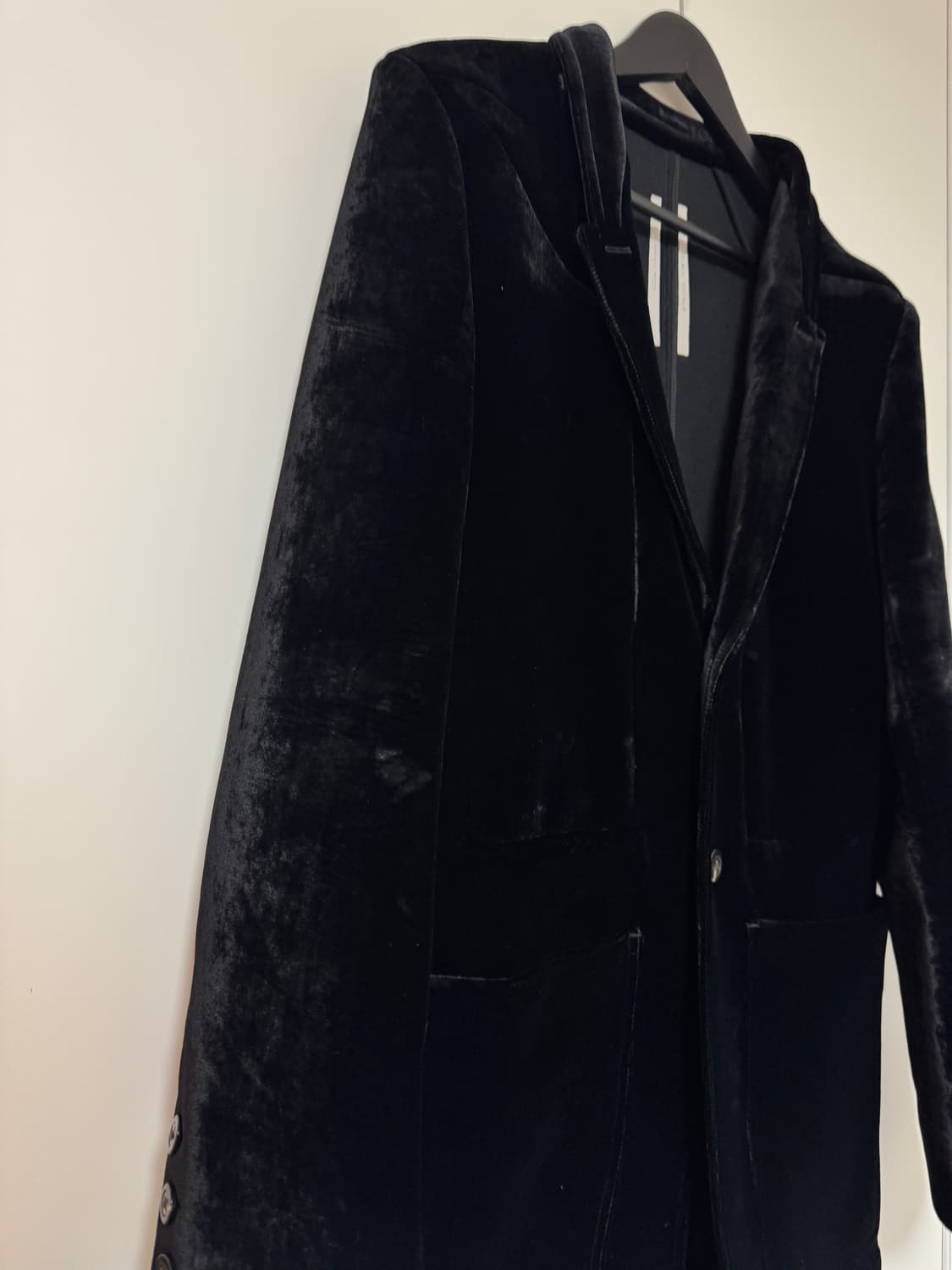 릭오웬스 22FW 리도 벨벳 자켓 W44사이즈 상품이미지4