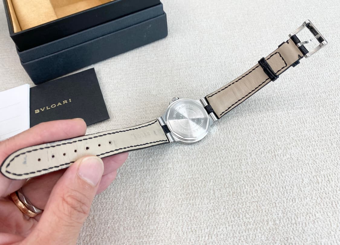 불가리 디아고노 LCV38S 라지 38mm 블랙 오토메틱 상품이미지8