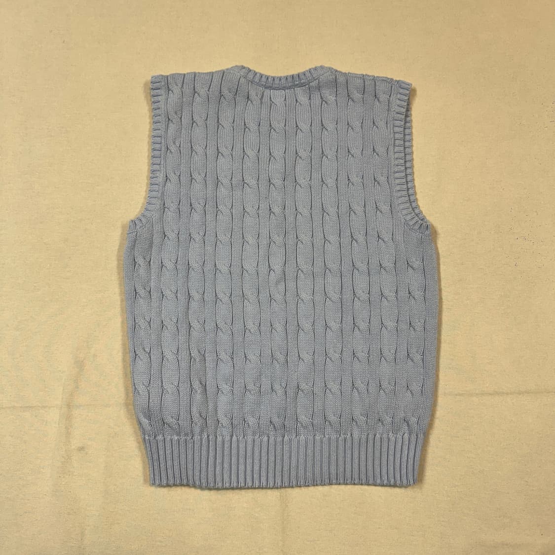 8T) 폴로 랄프로렌 케이블 꽈배기 니트 조끼 베스트 아동용 상품이미지5