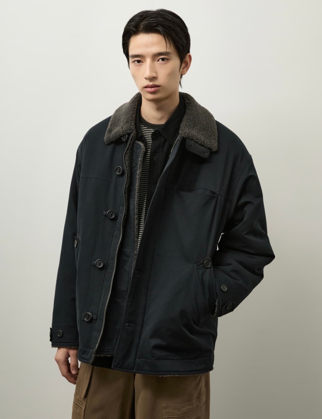 러프사이드 Deck Parka 다크 네이비 (새상품) 상품이미지1