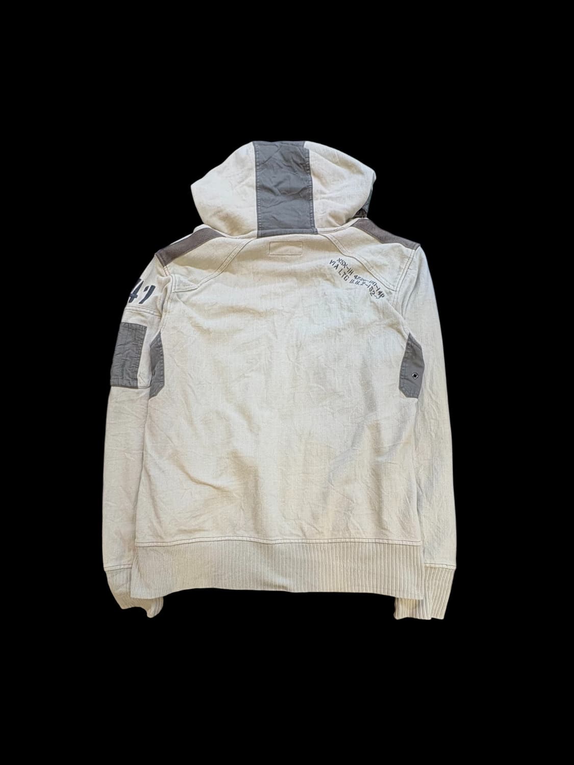 아비렉스 U.S. 네이비 스웻 집업 후디 자켓 상품이미지2