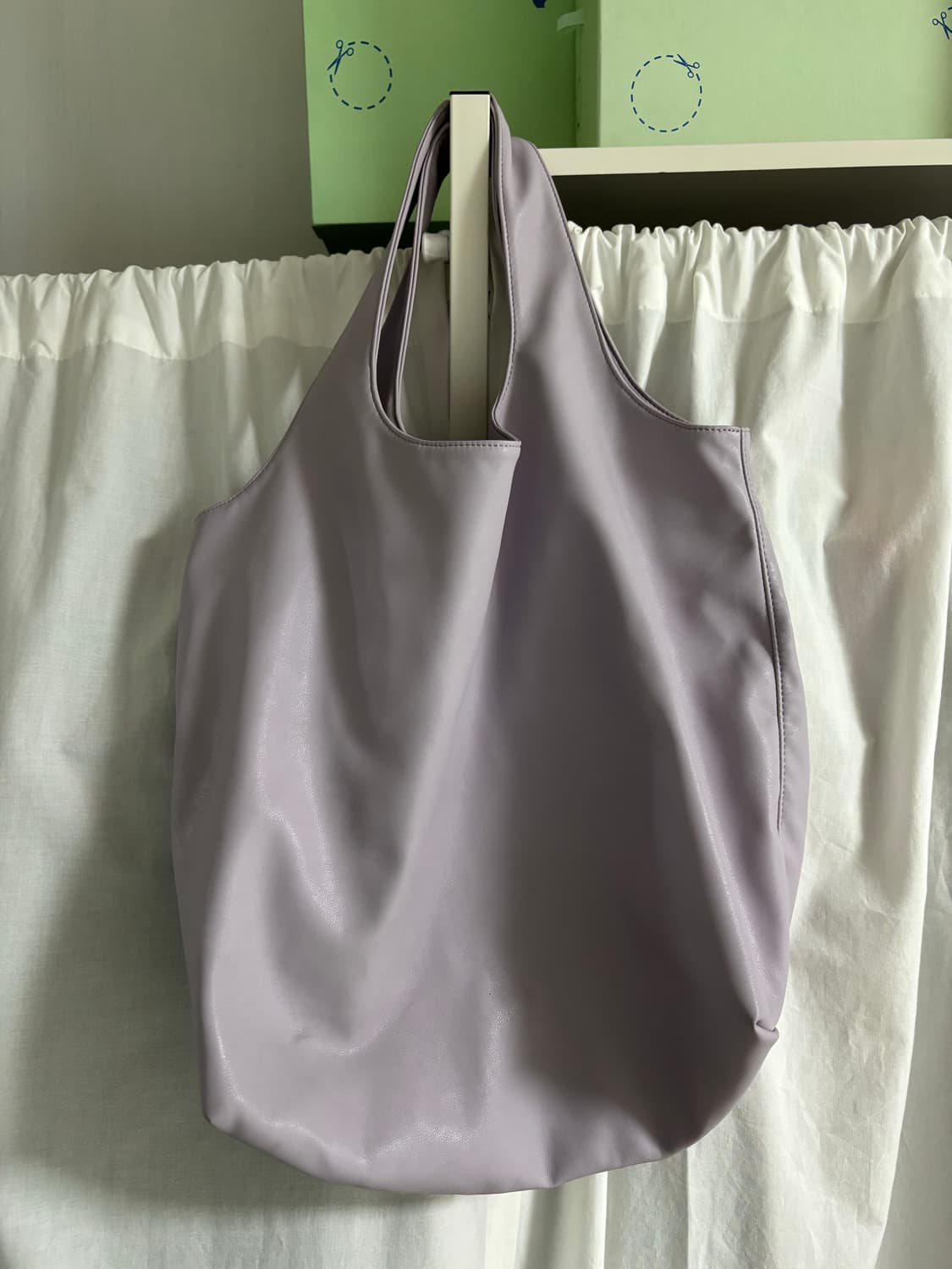 아페쎄 퍼플 니논 토트백 숄더백 라일락 보라 상품이미지4