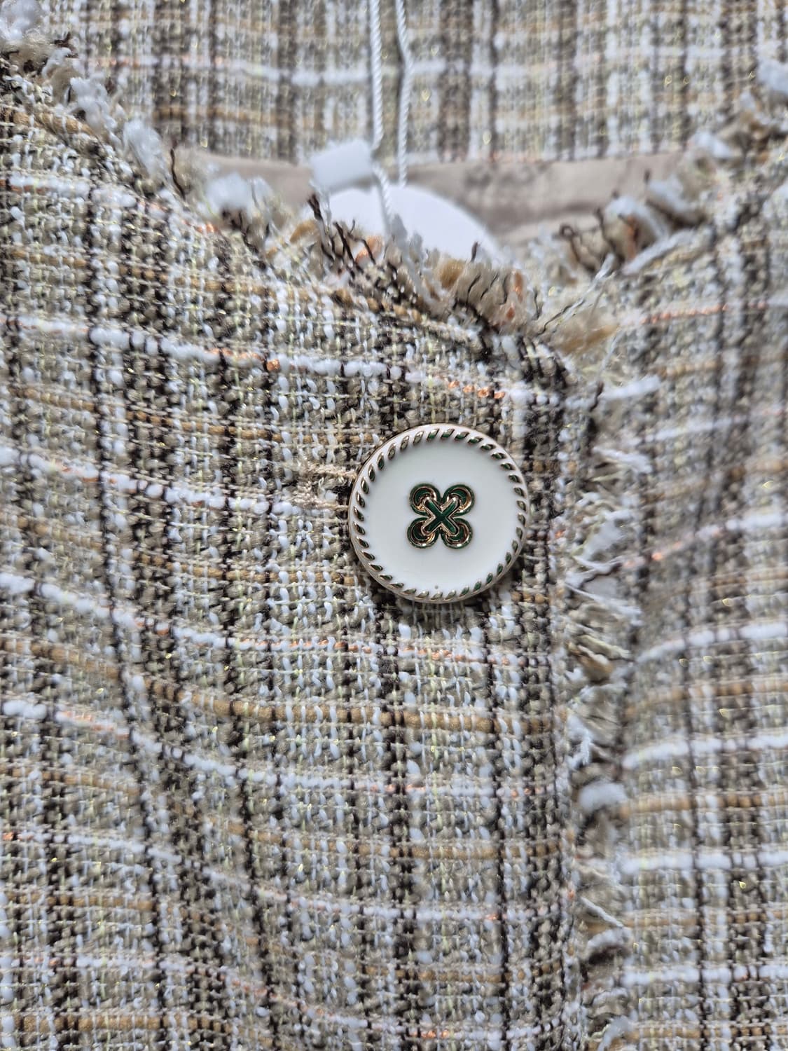 마리끌레르 트위드 반팔 자켓 셋업 상품이미지3