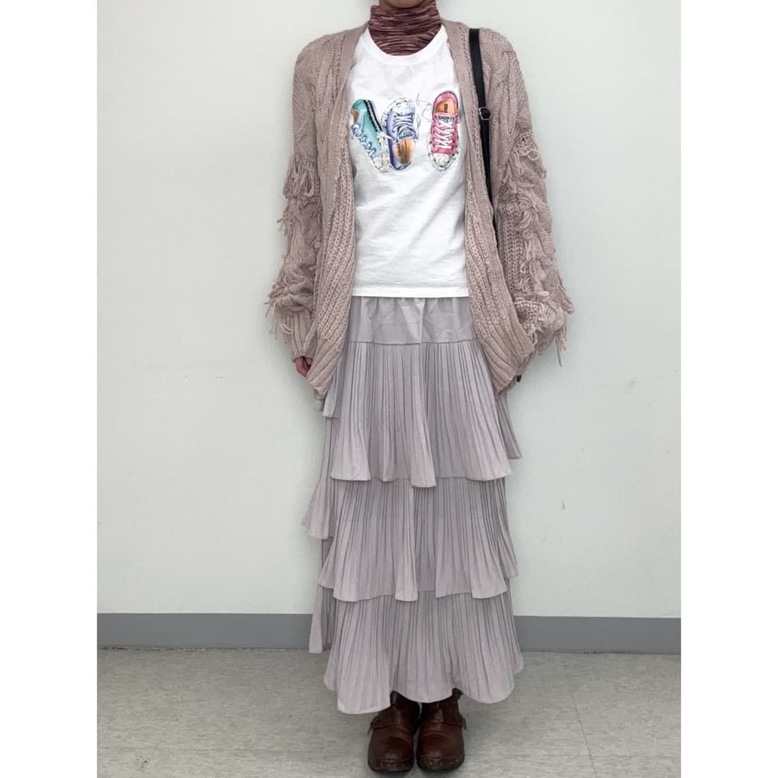 빈티지 라벤더 캉캉 스커트 상품이미지1