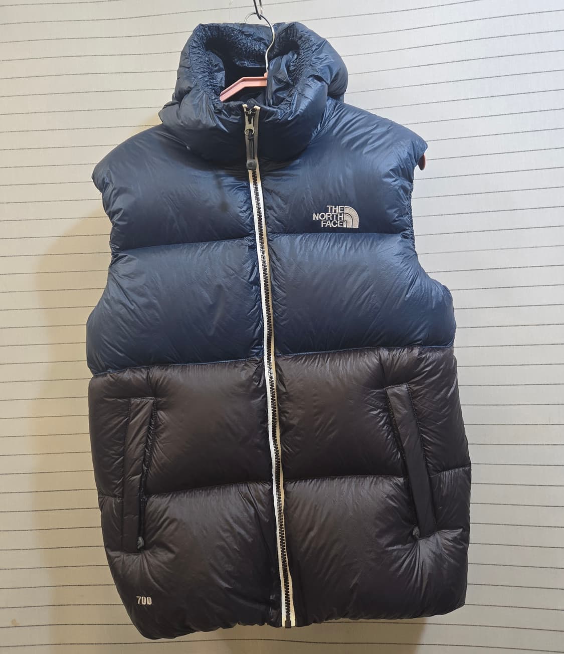 노스페이스 700 눕시 패딩 조끼 투톤 상품이미지1