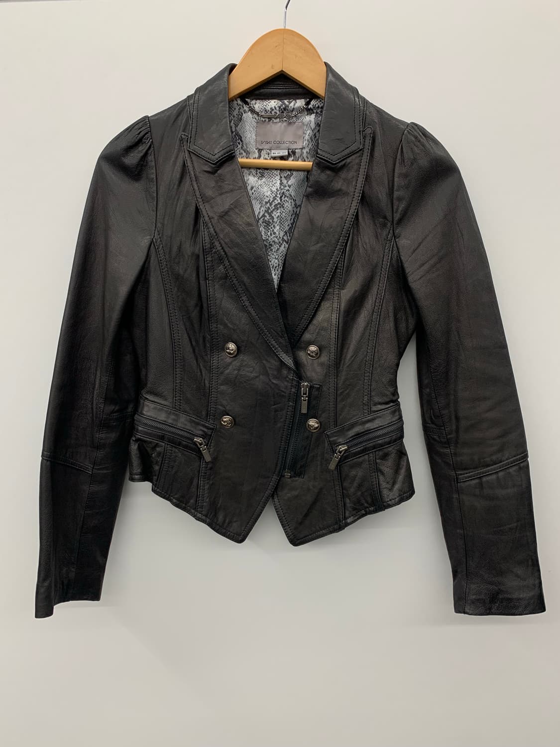 Viki collection 램스킨 나폴레옹 레더자켓 상품이미지3