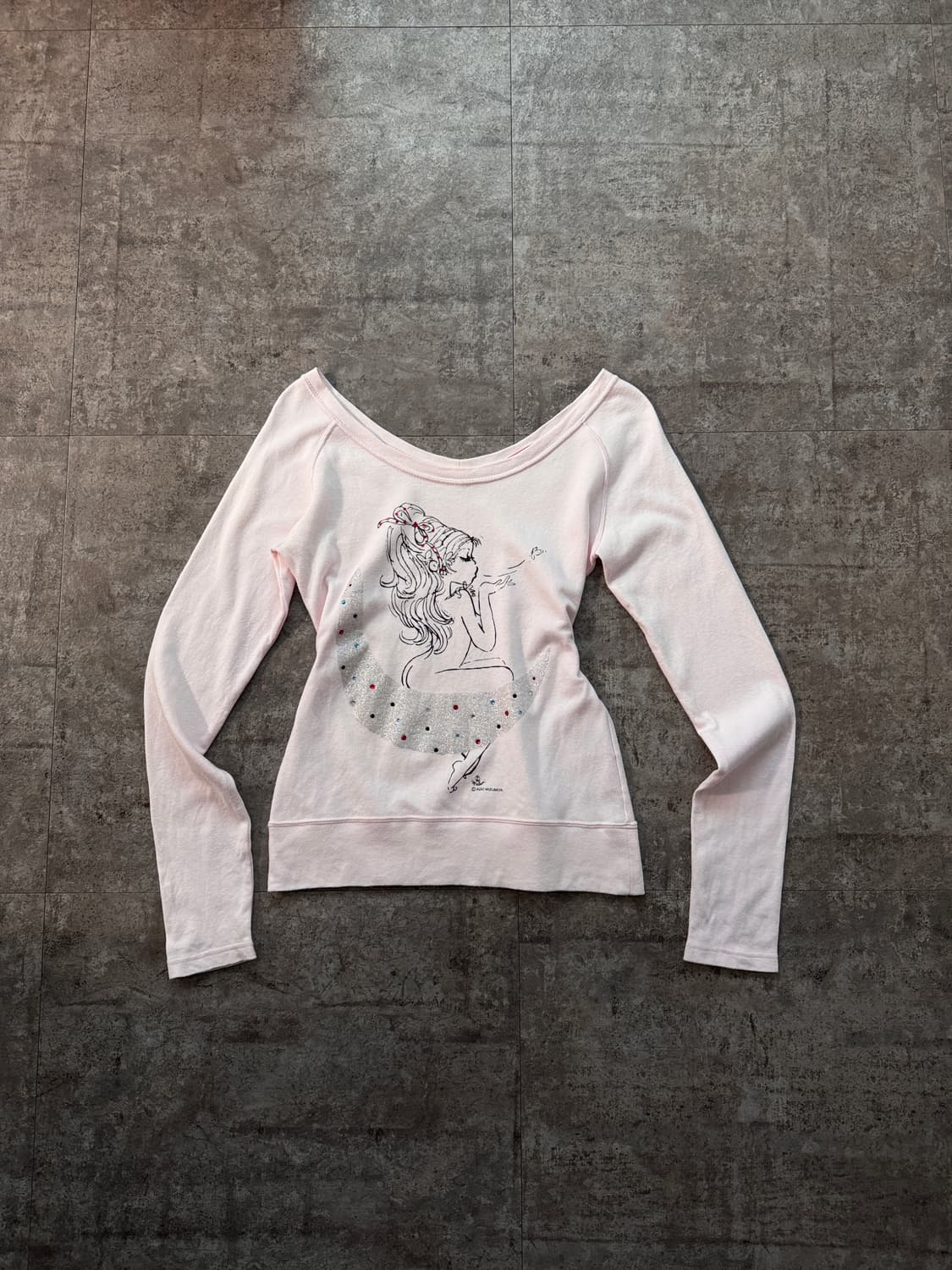 발렛 걸 와이드 넥 티 상품이미지4