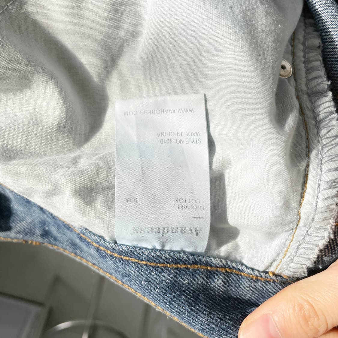 D1 어반드레스 청 카고 반바지 쇼츠 데님 팬츠 31사이즈 상품이미지5