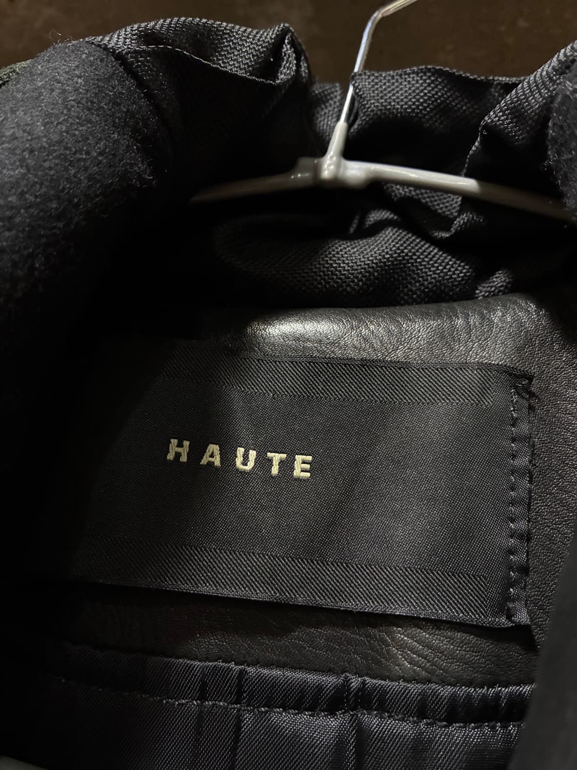 HAUTE 이테리제 말가죽 후드형 코트  상품이미지4