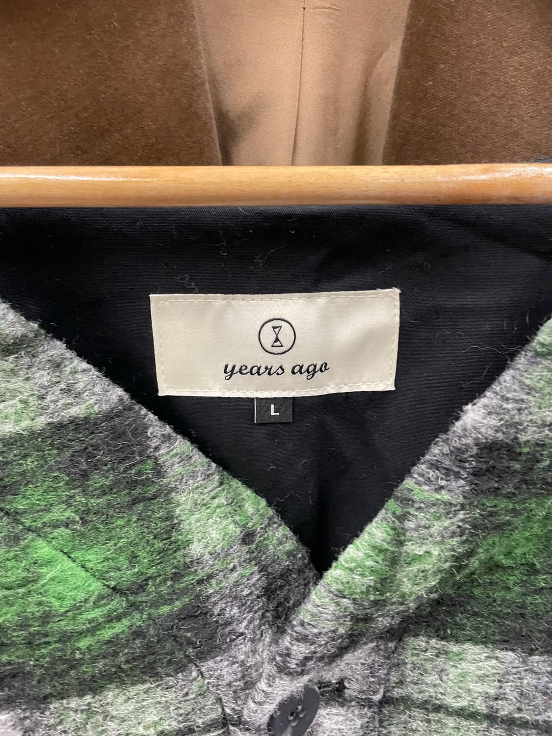 years ago 이얼즈어고 체크 가디건 자켓 상품이미지7