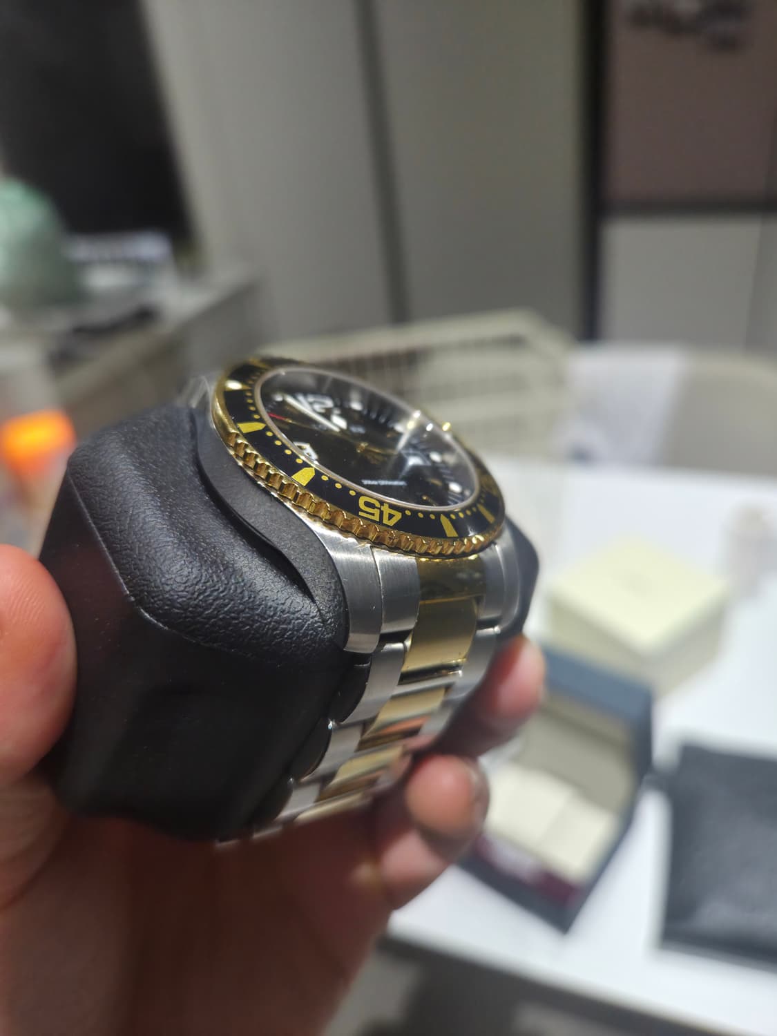 론진 하이드로콘퀘스트 콤비색상 41mm 쿼츠 상품이미지4