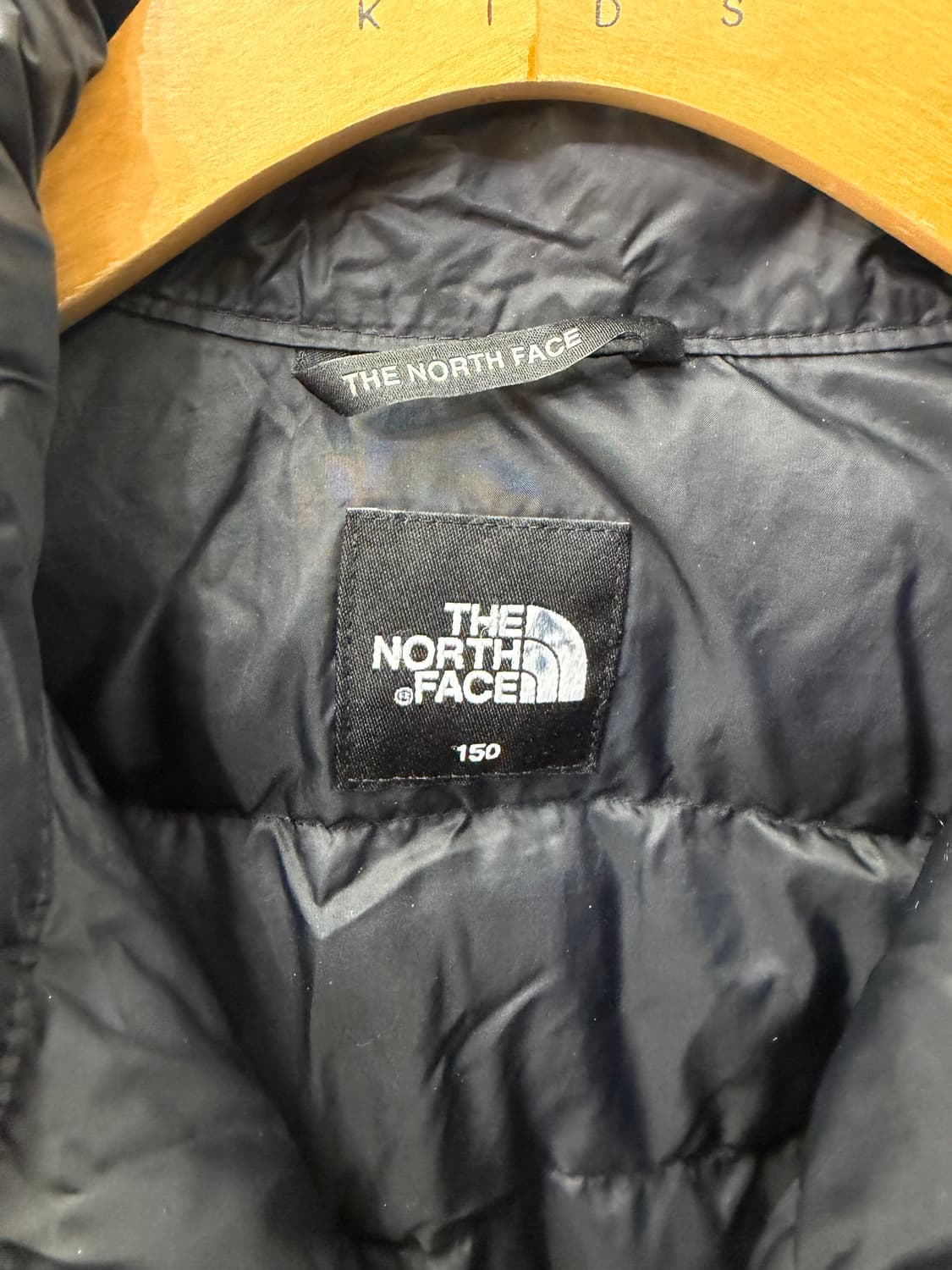 정품) 노스페이스 키즈 블랙 패딩 조끼 T-Ball 150 상품이미지6