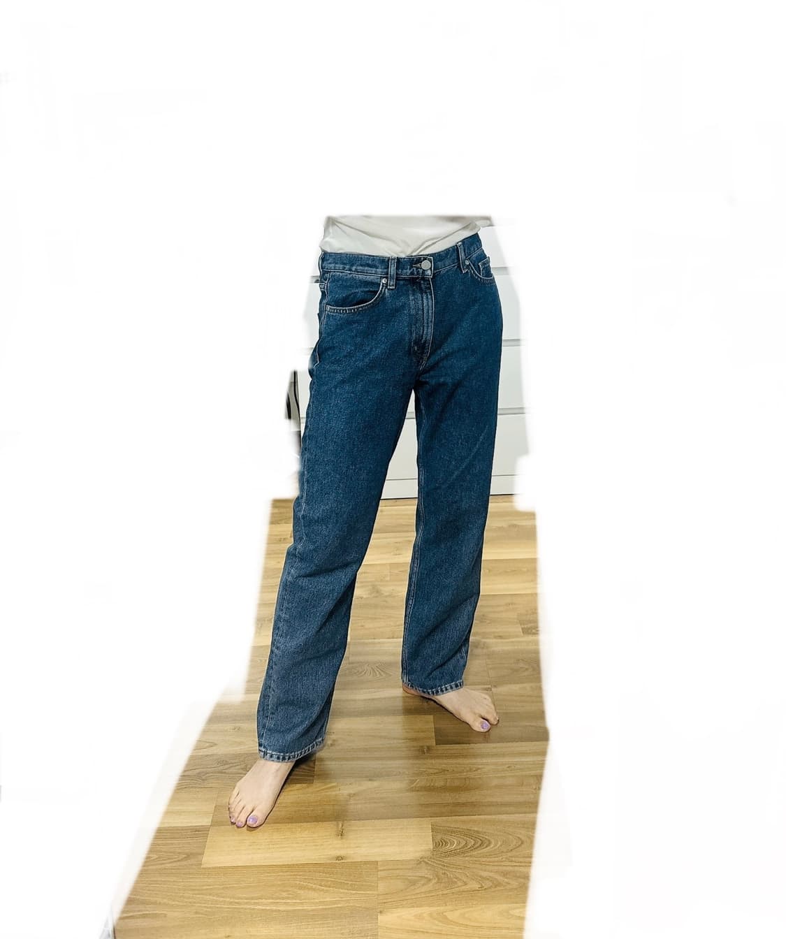 코스(COS) 중청 스트레이트 데님 / 27 미드라이즈 상품이미지10