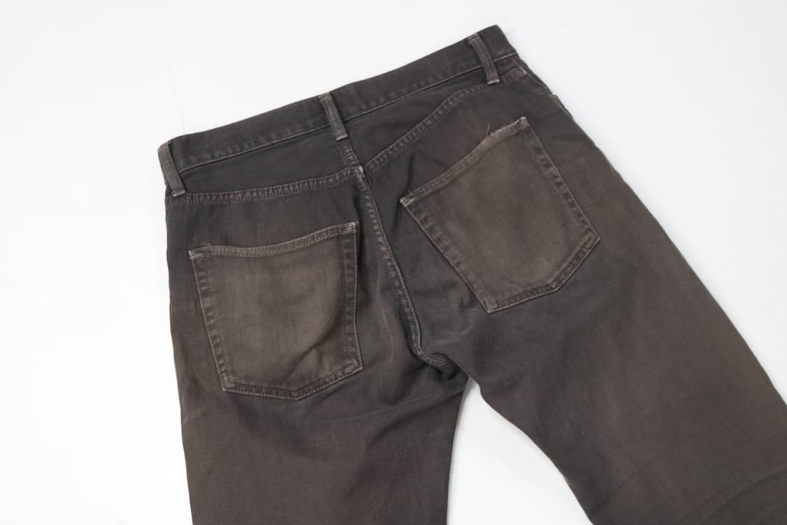 BEAMS 빔즈 빈티지 페이디드 브라운 슬림 스트레이트 팬츠 (S) 상품이미지8
