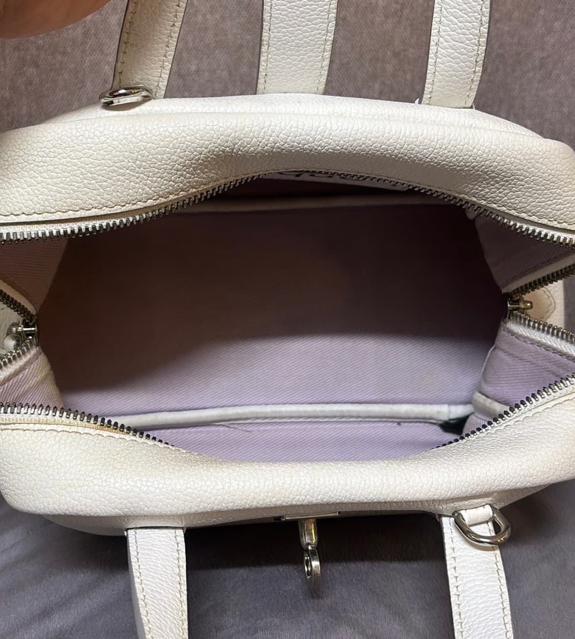 분크 토크 토트 스몰 화이트 가방 상품이미지4