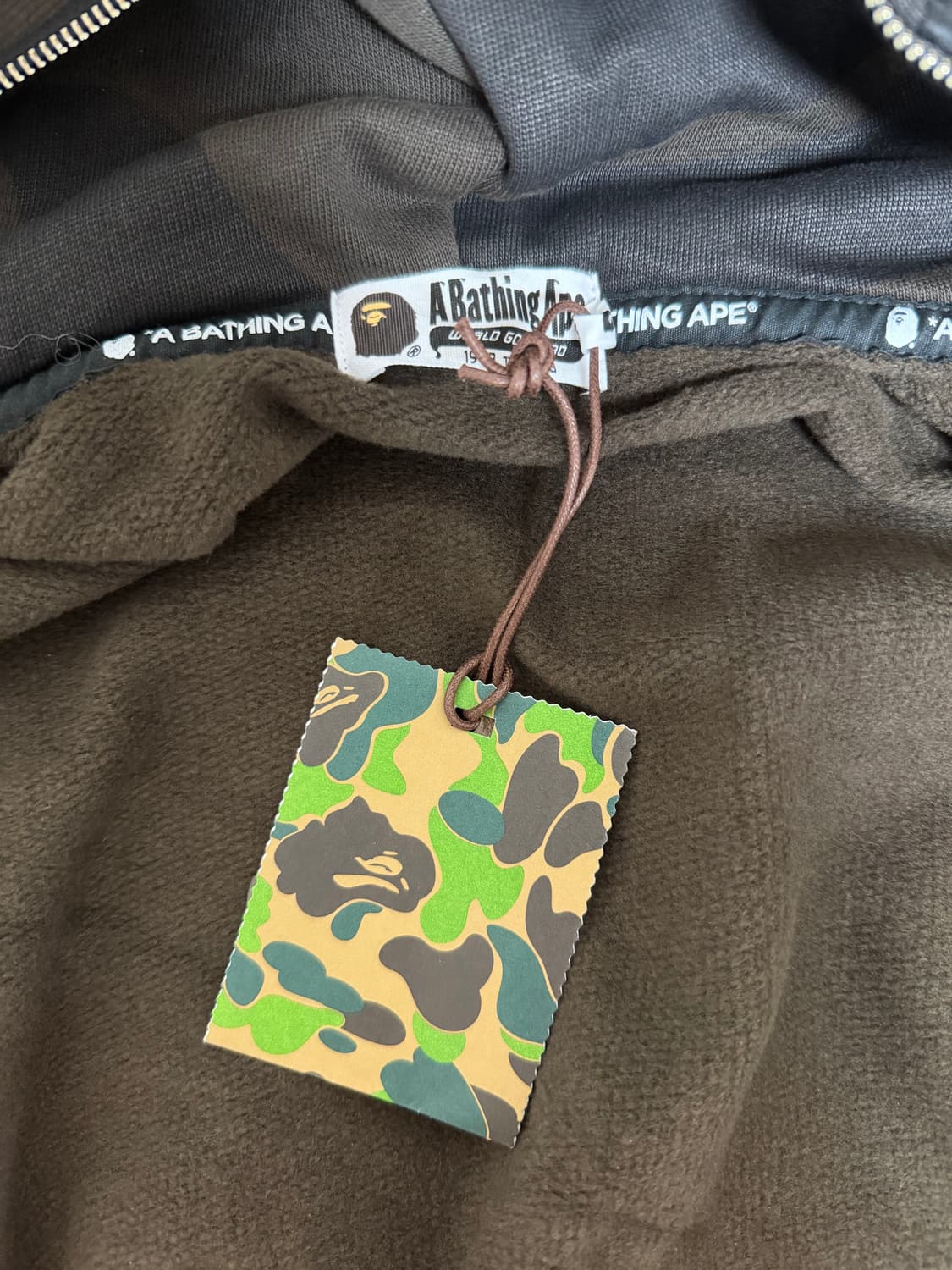 BAPE 베이프 US 블랙 프라이데이 솔리드 카모 더블 샤크 후드 상품이미지7
