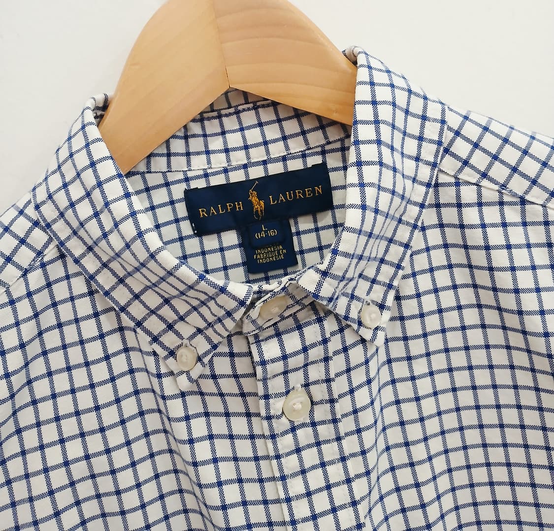랄프롤렌폴로 버튼다운 체크셔츠 상품이미지4