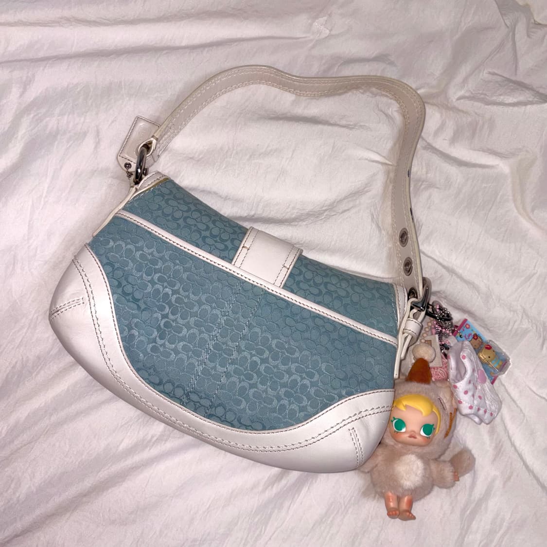 Coach skyblue shoulder bag 상품이미지4