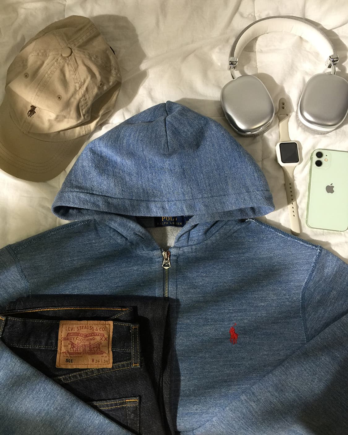 (MAN) 폴로랄프로렌 스웻 후드집업 XL  상품이미지1