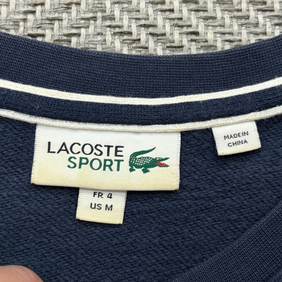 라코스테스포츠 베이직 로고 맨투맨 v3002 상품이미지6