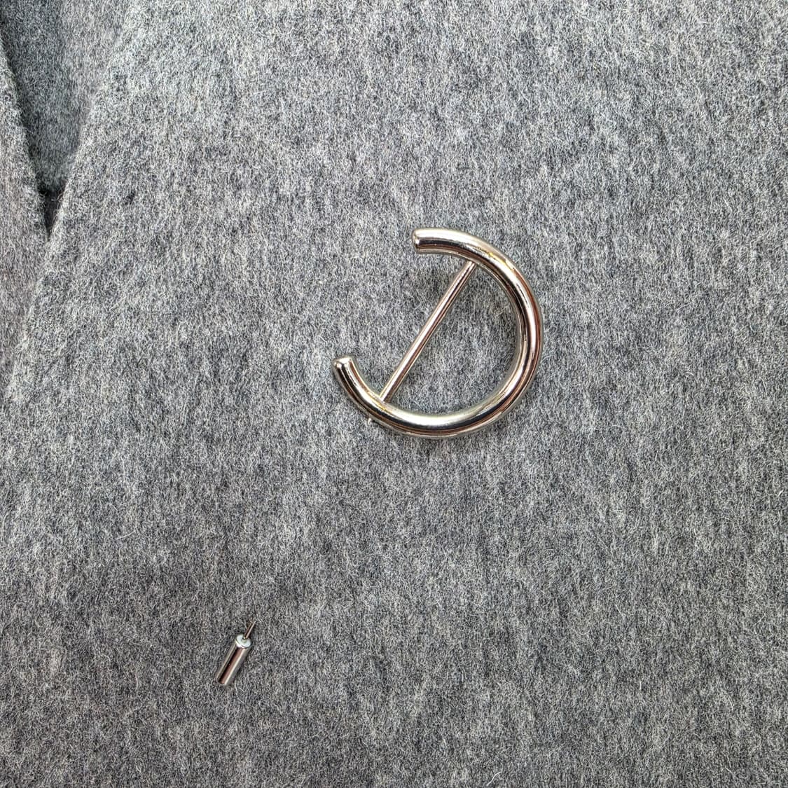 모조에스핀 핸드메이드 모90% 롱 조끼 베스트 55사이즈 새상품급 상품이미지3