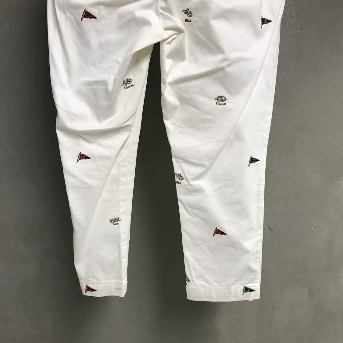 폴로 랄프로렌 화이트 멀티 자수 치노 팬츠 6(W) 상품이미지3