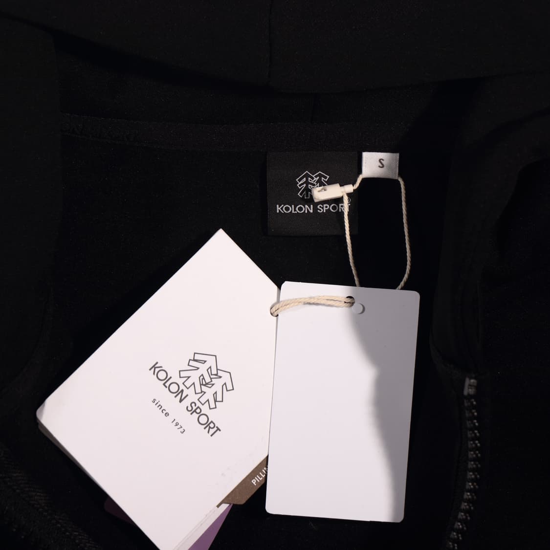 코오롱스포츠 로고 후드티 B713 상품이미지3